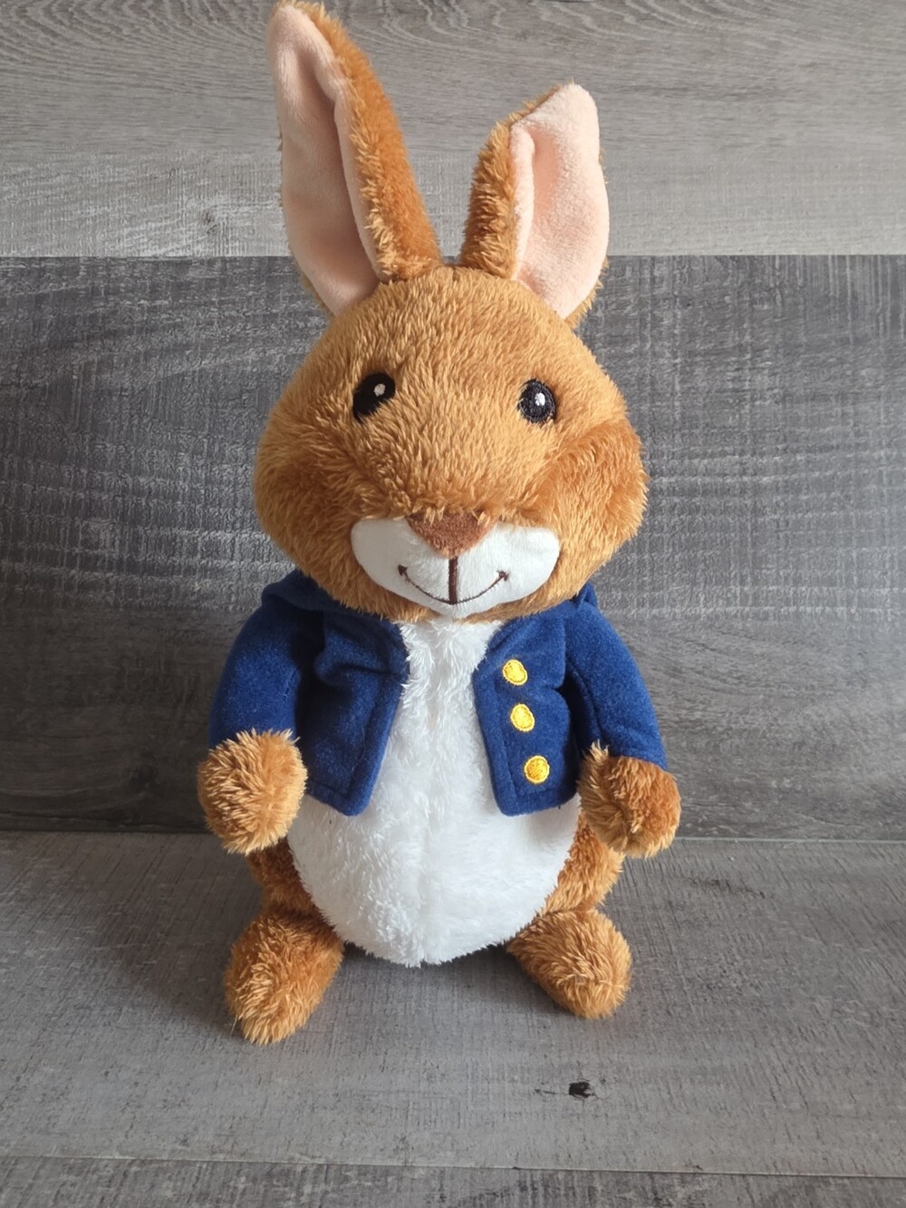 Kohl's Cares Peter Rabbit Bunny In Blue Jacket Plush Stuffed Animal Toy 11" b252